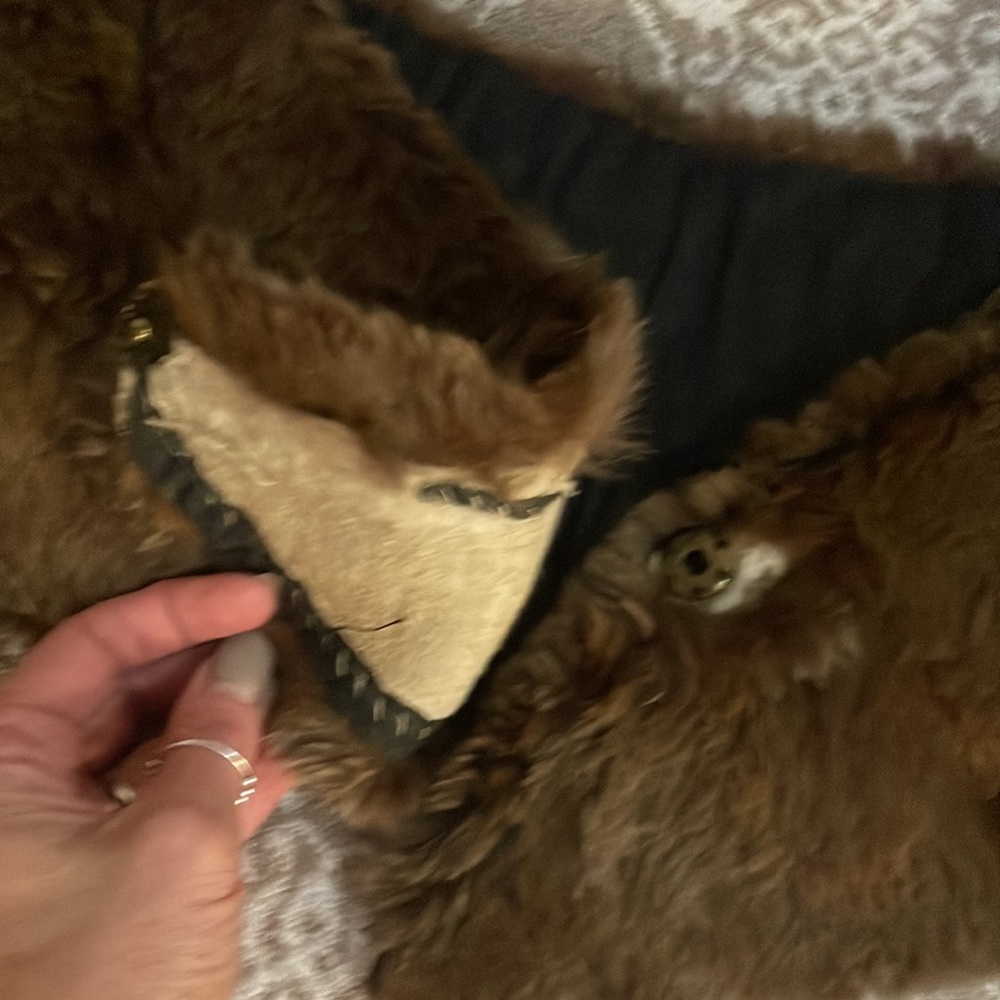 Vintage Rabbit Fur Shawl Handmade - Picture 3 of 11